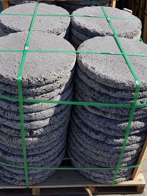 현무암 원형(굴림) 디딤석